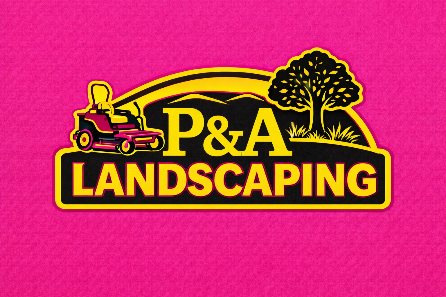P&A Landscaping logo